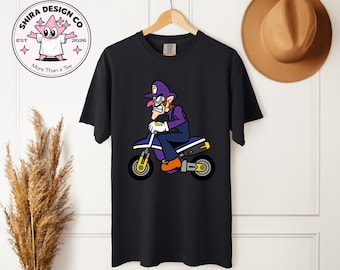 Maglietta Waluigi Mario Kart, maglietta con grafica retrò Nintendo, regalo unisex per giocatori