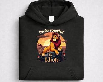 Simba hoodie lion king, Lion King hoodie sunset, Disney Simba sweatshirt, Simba funny hoodie, Lion King crewneck simba