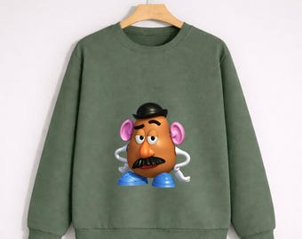 Sweatshirt Mr. Potato Head Toy Story, sweat à capuche ras du cou Pixar