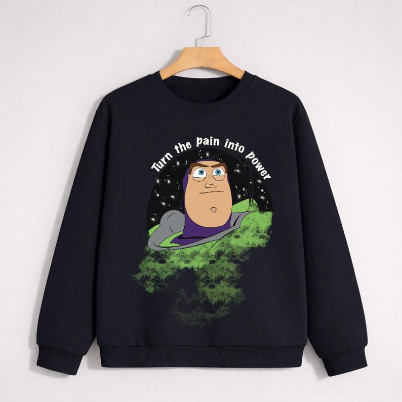 Toy Story Buzz Lightyear Sweatshirt, Pixar Crewneck Apparel image 3