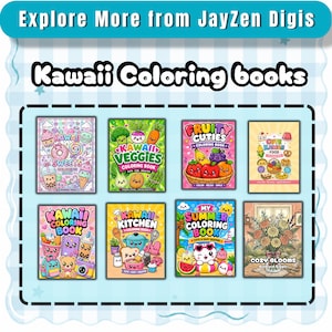Libro para colorear del océano acogedor / Lindos animales exploradores del océano y aventuras submarinas páginas para colorear de verano relajantes kawaii llamativos fáciles de imprimir imagen 13