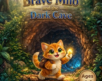 Milo and the Dark Cave – A Brave Little Adventure | 53-Page Children’s Storybook