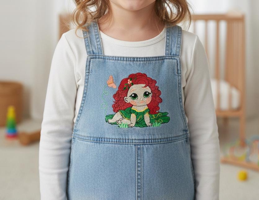 Princess Embroidery Design Bundle - Baby Princesses Embroidery Pattern ...