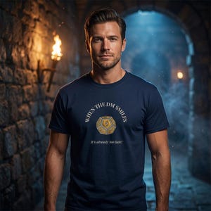 Camiseta de DnD / "Cuando el DM sonríe" / Regalo para fans de juegos de rol de fantasía / Camiseta para gamers