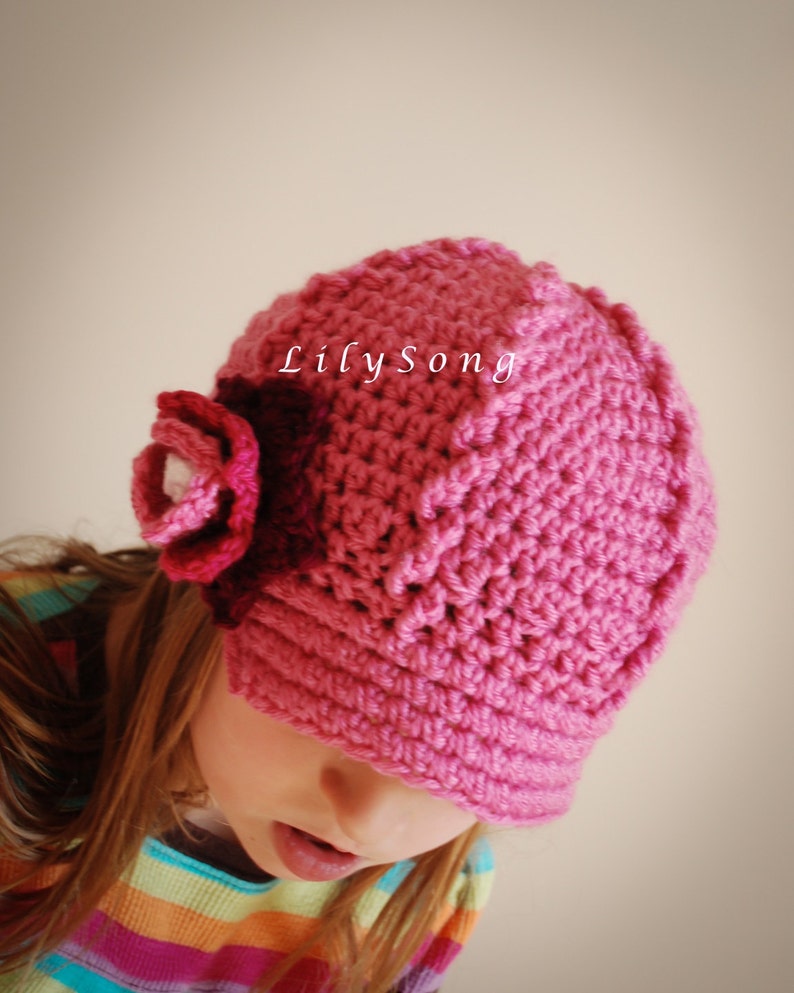 LilySong SOPHIE HAT Crochet PATTERN in 3 sizes image 3