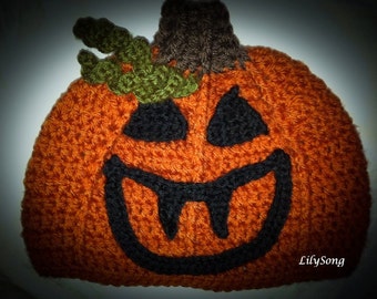 LilySong JACKOLANTERN FACE Free Crochet Pattern in listing : JuST FoR FuN