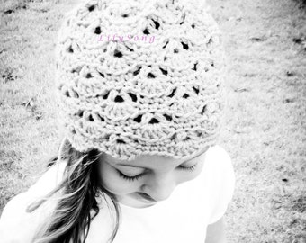 LilySong MACY HAT Crochet PATTERN  (in 6 sizes)