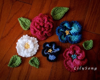 LilySong FLORA I EMBELLISHMENTS Crochet Pattern