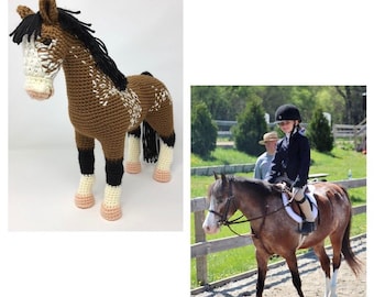 Custom Horse lookalike stuffed animal horse custom pet personalized gifts horse lover gift ideas for equestrian handmade gift MADE TO ORDER