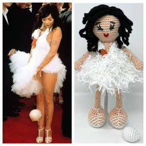 Swan Dress Björk doll bjork Oscars fashion MADE TO ORDER