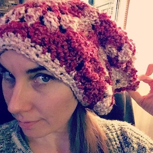 Huge Dreadlocks Hat slouchy dreads locks granny square crochet winter women fall Black Friday sale