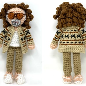 Dude doll handmade doll Dude handmade gift Christmas gifts the dude abides MADE TO ORDER