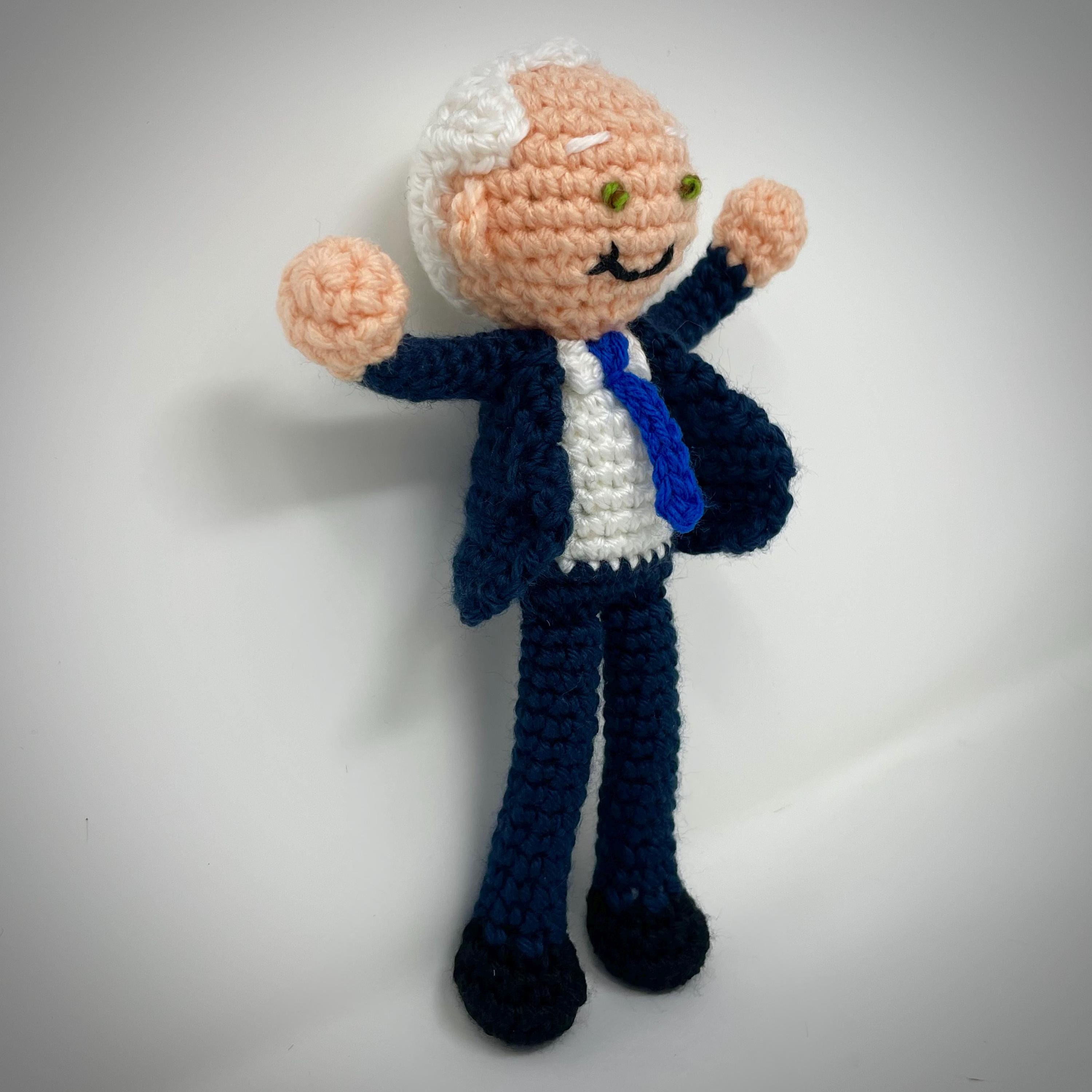 Tim Walz Doll Crochet Pattern Coach Walz Doll Crochet Pattern