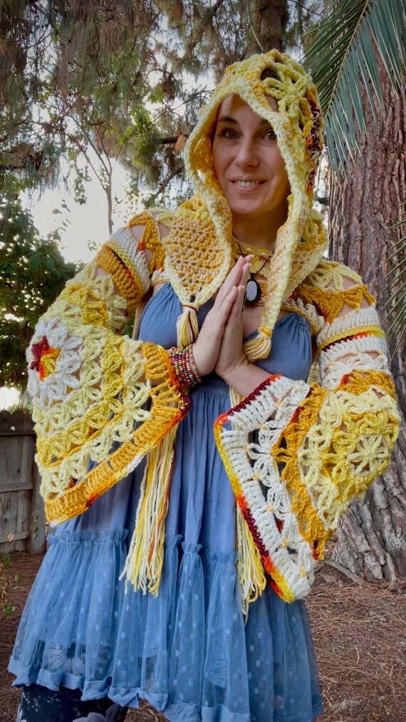 Crop shrug yellow sweater shrug sweater autumn Crop bolero shrug hippie fantasy shrug magical Women boho fashion festival READY TO SHIP Crop shrug yellow sweater shrug sweater autumn Crop bolero shrug hippie fantasy shrug magical Women boho fashion festival READY TO SHIP