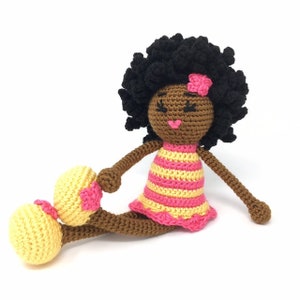 African American Doll -MADE TO ORDER -Free Domestic Shipping, Afro Natural Black Hair Baby Shower Nursery Black Girl Magic Christmas Gift
