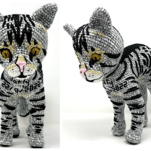 Look Alike Custom Cat Tier 3 -MADE TO ORDER -Free Domestic Shipping, kitty plush toy doll personalized gifts stuffed animal pet memorial