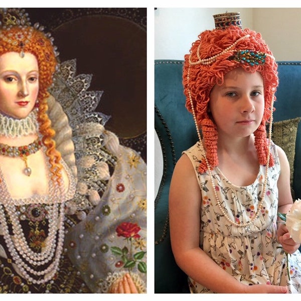 Kids Queen Elizabeth Costume Etsy