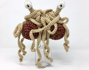 Flying Spaghetti Monster Tree Topper fsm atheist Christmas tree atheist fsm Pastafarian Christmas decor secular atheist decor READY TO SHIP