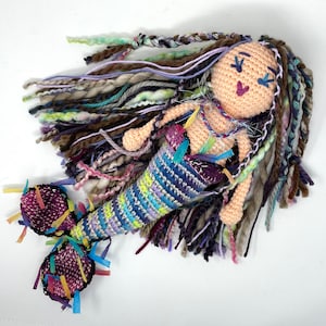 Mermaid Doll fantasy play doll mermaid magical toys magic mermaid mystical doll mythical handmade doll gifts handmade doll MADE TO ORDER