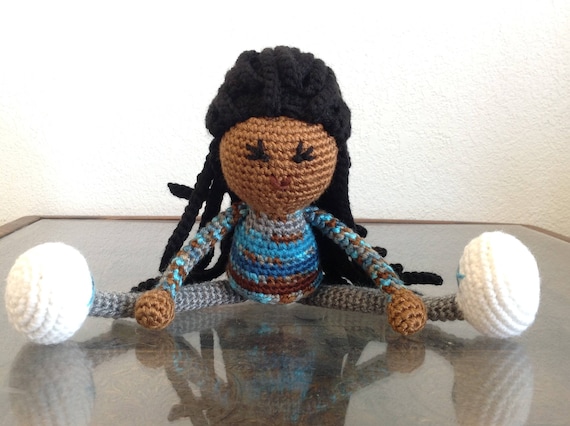 Androgynous African American Doll CLEARANCE SALE free Domestic