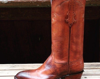 Bottes Cowboy Don Quijote Taille 43 - Cuir Vieilli Marron, Style Western Unisexe