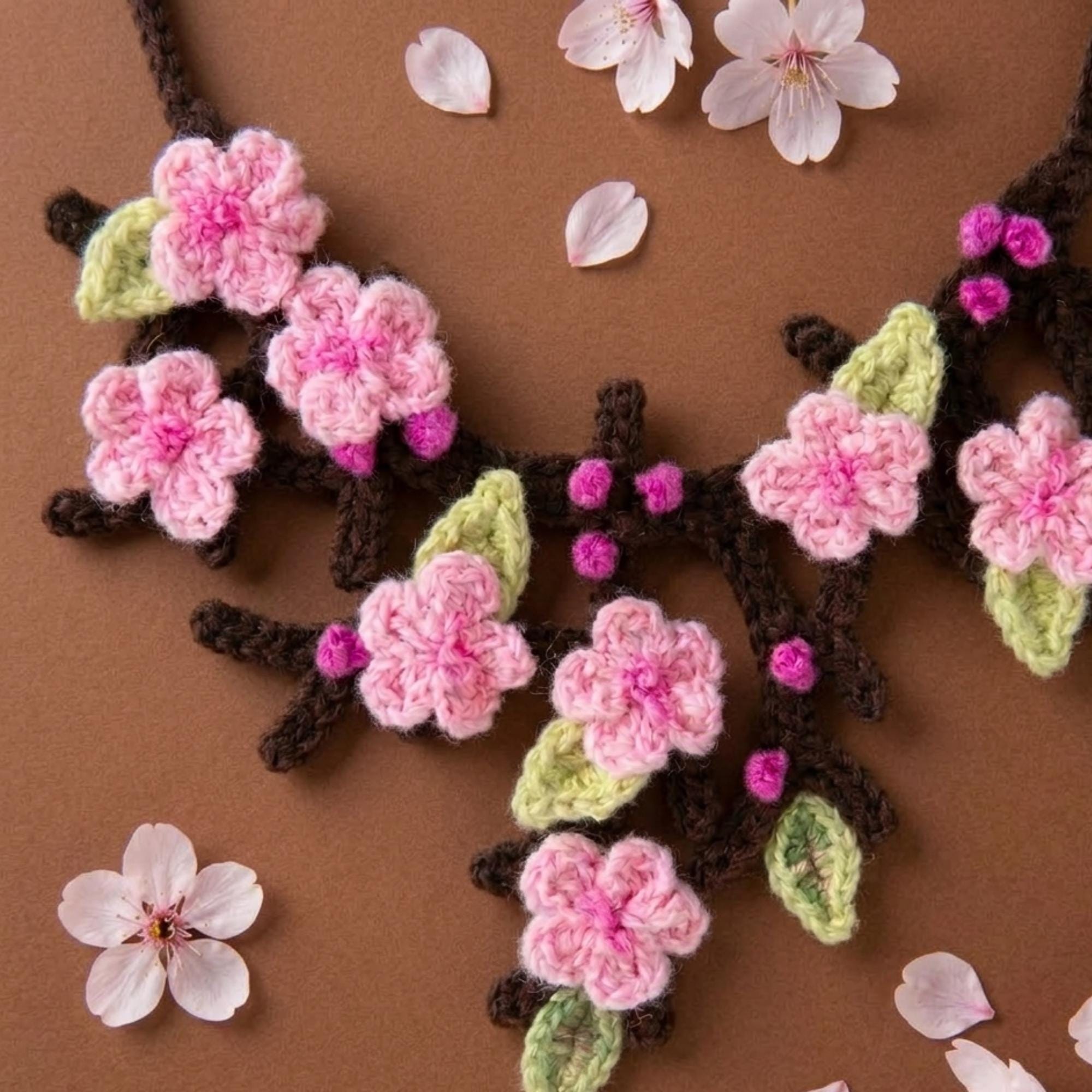 Sakura Flower Appliqué and Bonsai Pattern