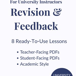 Skriva lektionsplaner för lärare | Repetition och feedbacklektioner | Akademiskt skrivande för ESL-studenter på universitet