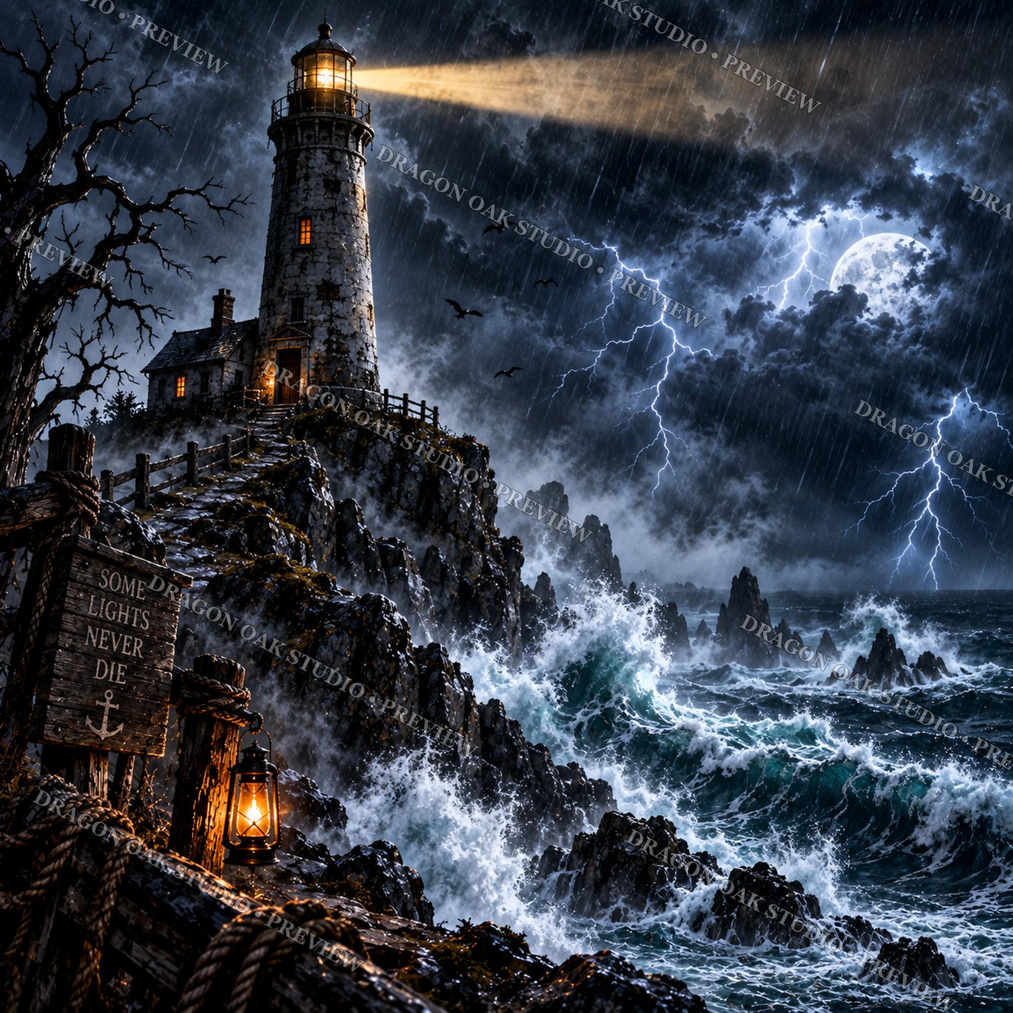 Gothic Coastal Horror Coaster Bundle, Ghost Ship, Haunted Lighthouse, Hell Hound, Bats (Digital Download)