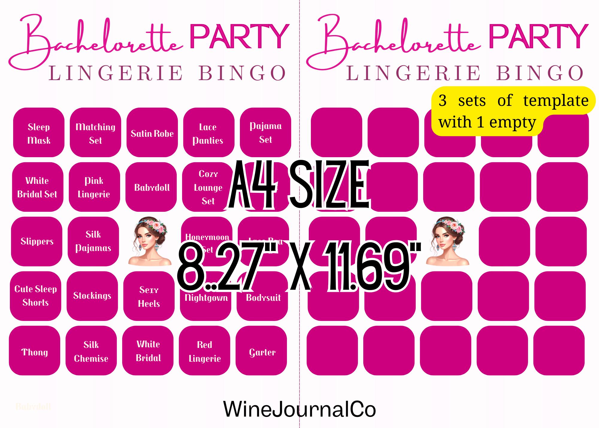 Bachelorette Party Games Bundle PDF File