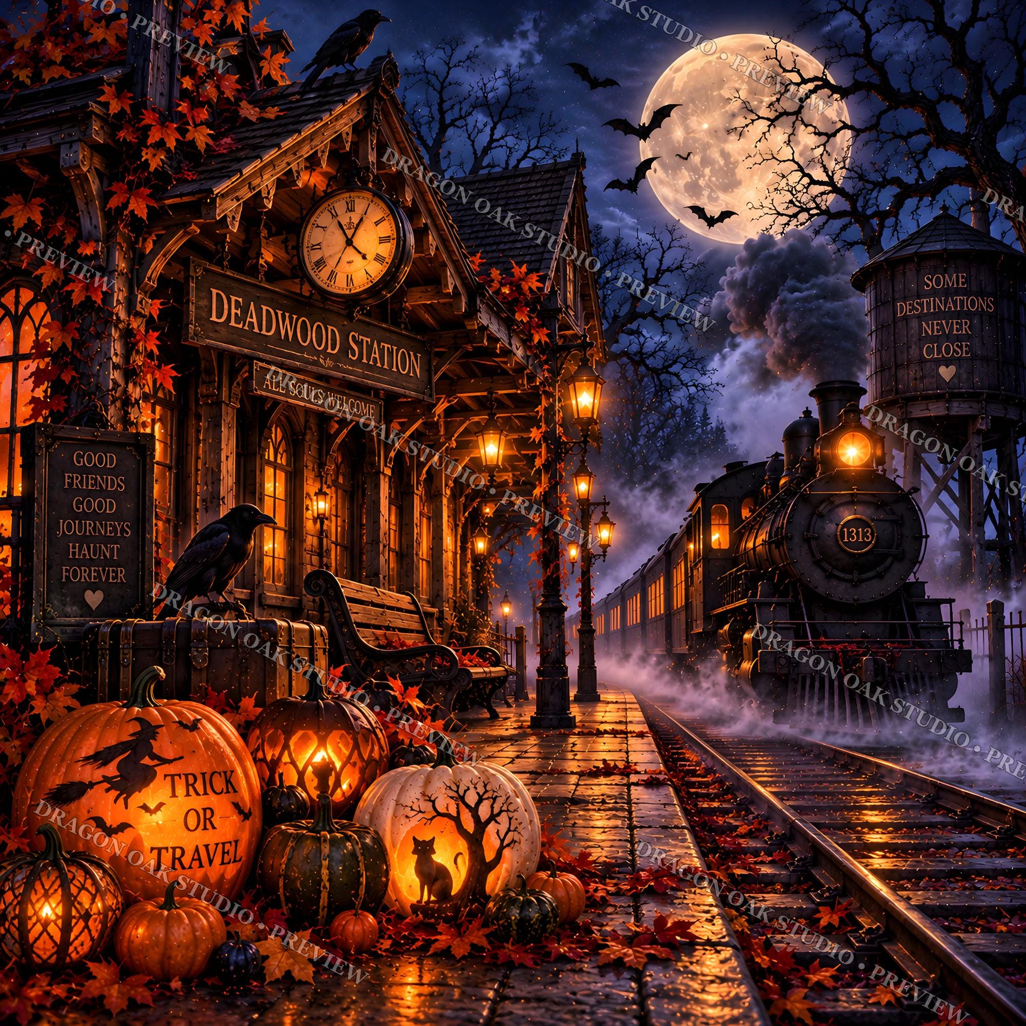 Cozy Halloween Pumpkin Patch Coaster Bundle, Autumn Designs (Digital Download)