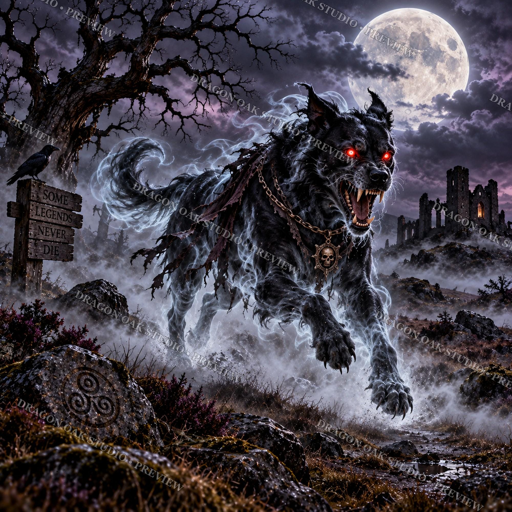 Gothic Coastal Horror Coaster Bundle, Ghost Ship, Haunted Lighthouse, Hell Hound, Bats (Digital Download)