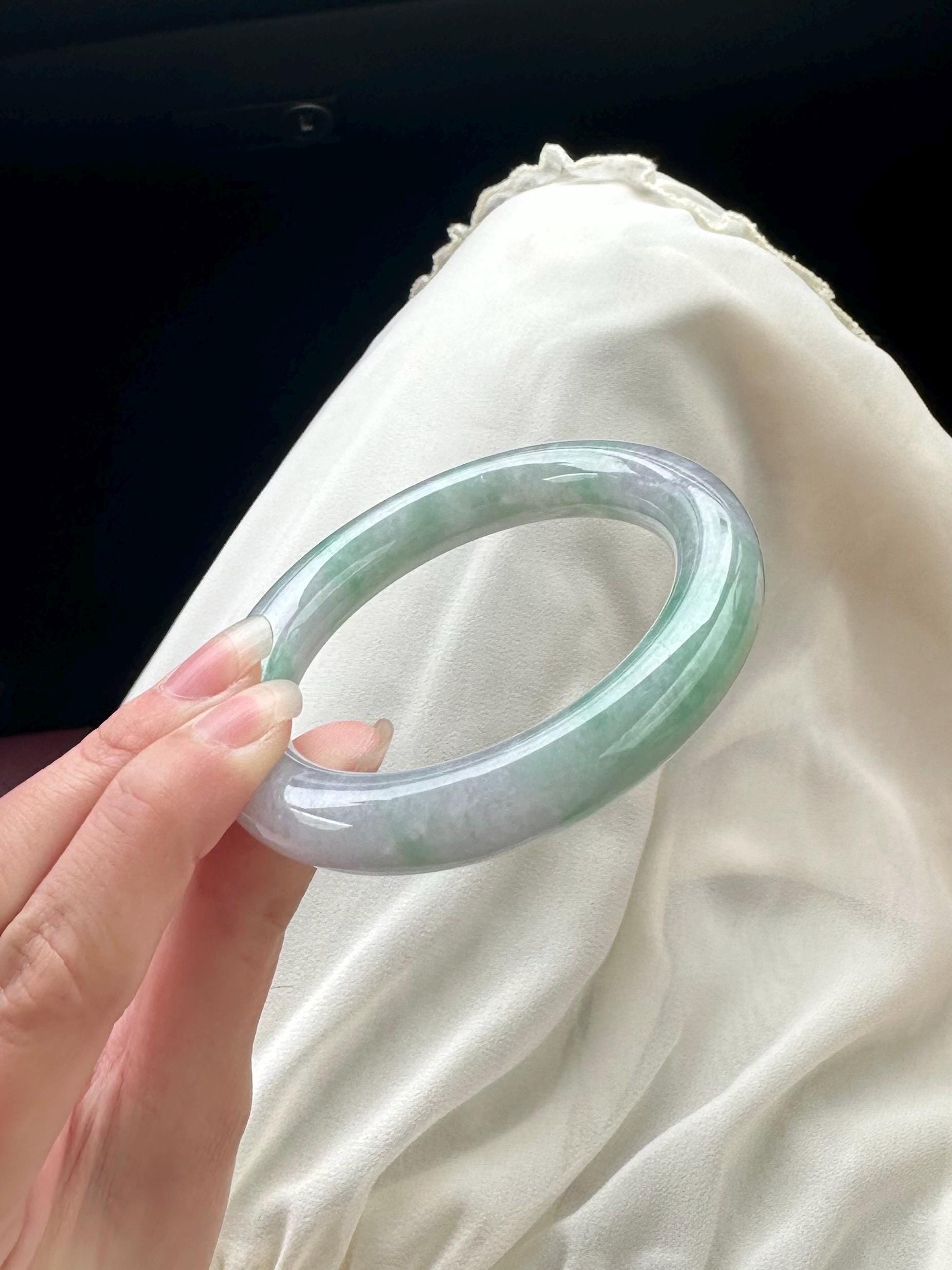 Certified Type-a 100% Natural Untreated Jadeite Bangle Feicui (翡翠 ...