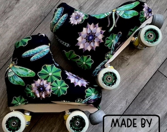 Handmade Jewelled Dragonfly  Skate Boot Covers – Roller & Ice Skate Protectors