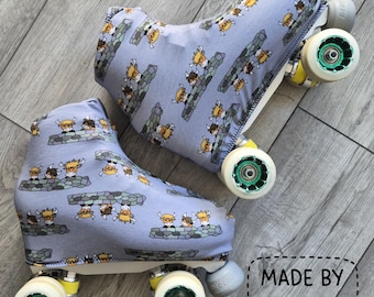 Highland Coo Skate Boot Covers – Handmade Skate Protectors