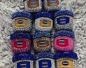 Custom Bedazzled Vaseline Lip Therapy