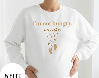 Maternity Cravings Shirt, Baby Feet Announcement Tee