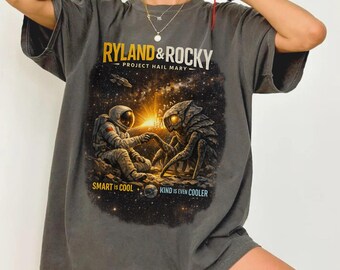 Comfort Colors® Ryland Rocky Shirt, Rocky Inspired Space Alien Tee, Hail Mary Fan Vintage Gift, Funny SciFi Reader T-Shirt