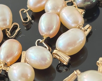 Handgemaakte 14K gold filled druppelbedel: juni-geboortesteenhanger