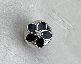 Charm fleur en argent sterling