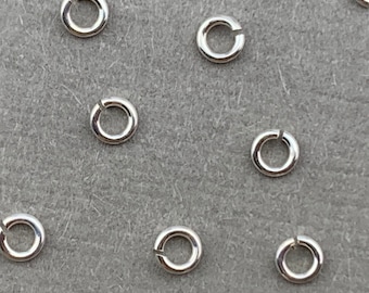 Sterling Silver Jump Rings 3.5mm 20 Gauge - Pack of 100