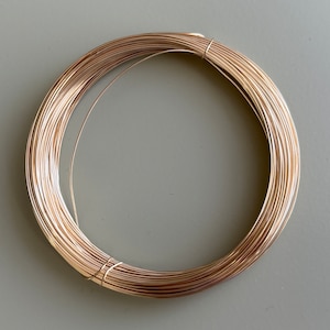 14K Gold Filled Wire – 18, 20, 21, 22, 24, 26, 28, 30 Gauge Dead Soft Wire for Jewelry Making. Made in USA