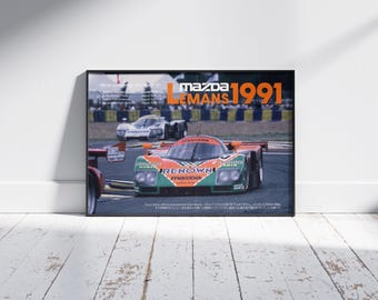 レーシング 1991 ルマン優勝車 マツダ 787b サイドドア 3D ガレージ