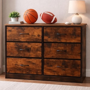 Rustic Industrial Bedroom Dresser - Etsy