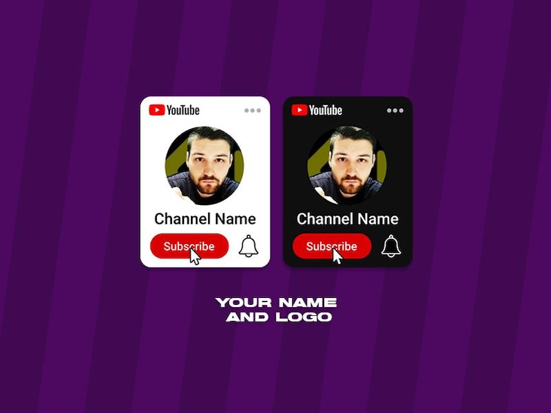 Custom Youtube Subscribe Popup Animation With Sound Effects | Vertical ...