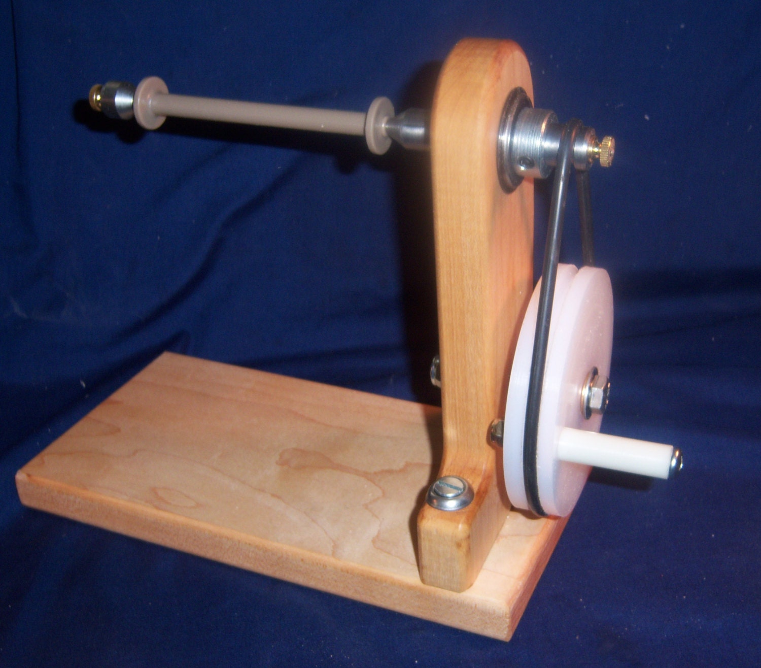Wooden Bobbin Winder Self Centering Single Ended Manual Etsy