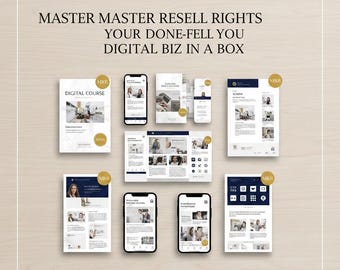 Master Resell Rights License | Commercial Use MRR, PLR (PDF Download)