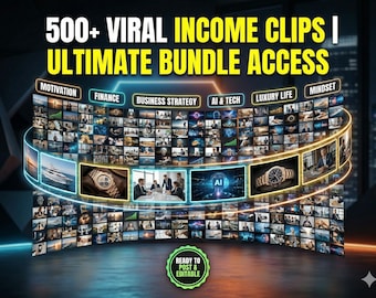 Viral Finance Reels & TikTok Videos | Side Hustle Content (Digital Download)
