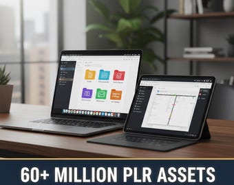 60 Million+ PLR Digital Assets Bundle | Resell Rights (PDF Link)