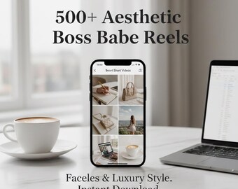 Boss Babe Reels | Faceless Marketing Stock Video (Digital Download)