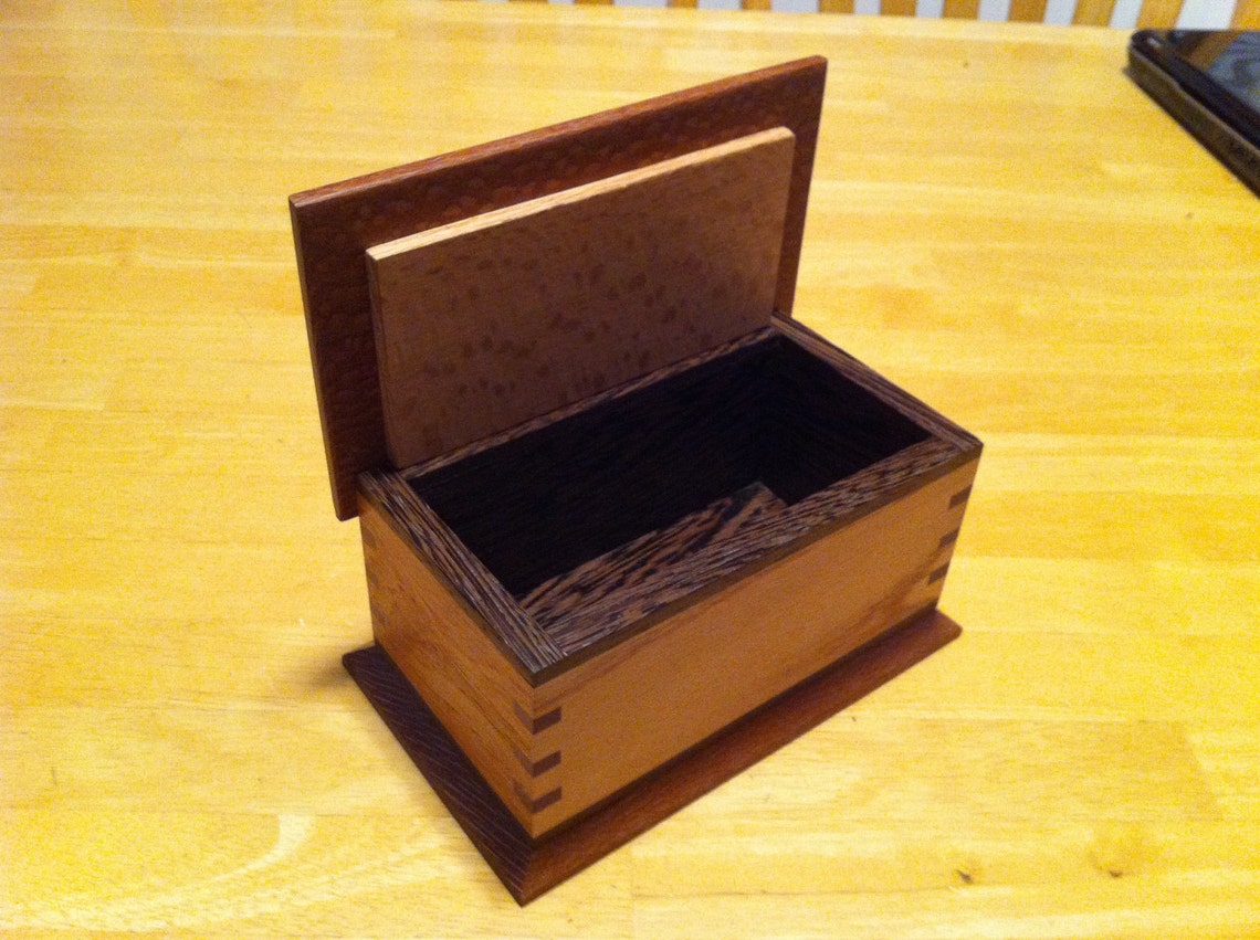 Exotic Woods Box Made With Lacewood, Narra, Wenge, Purpleheart, Oak Etsy